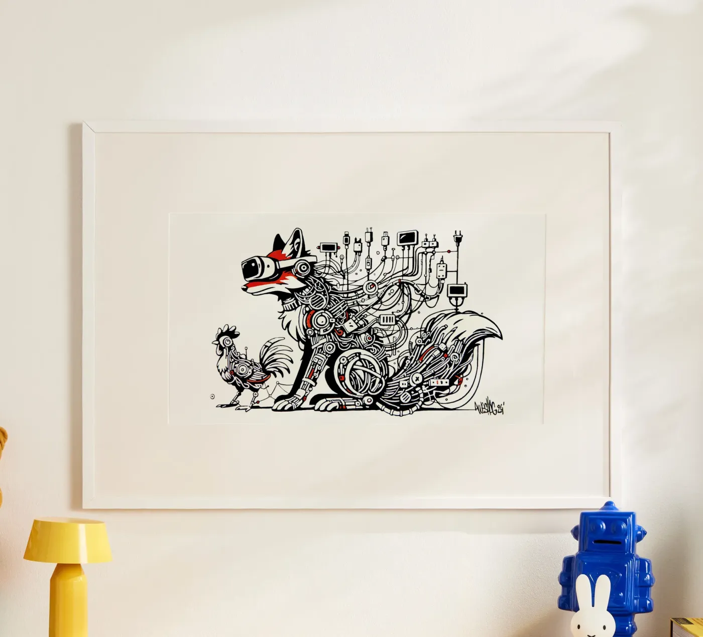 VR FOX poster de Awesome Shag store