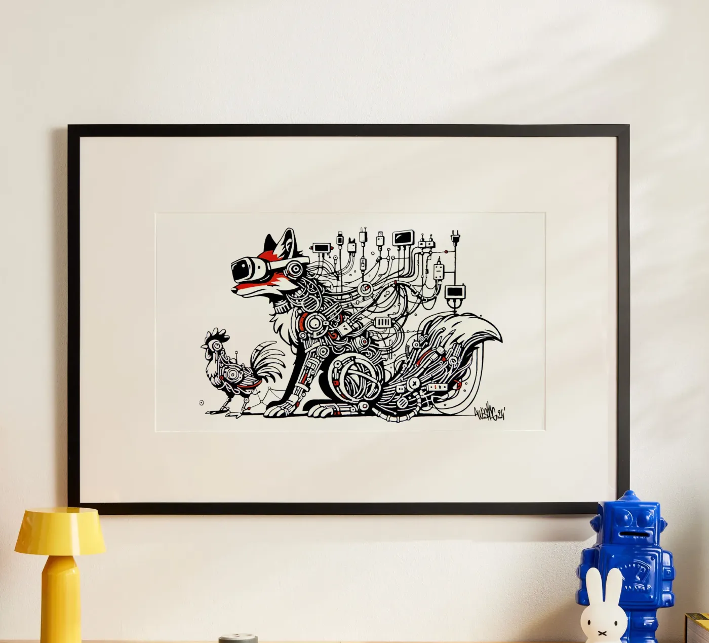 VR FOX poster de Awesome Shag store