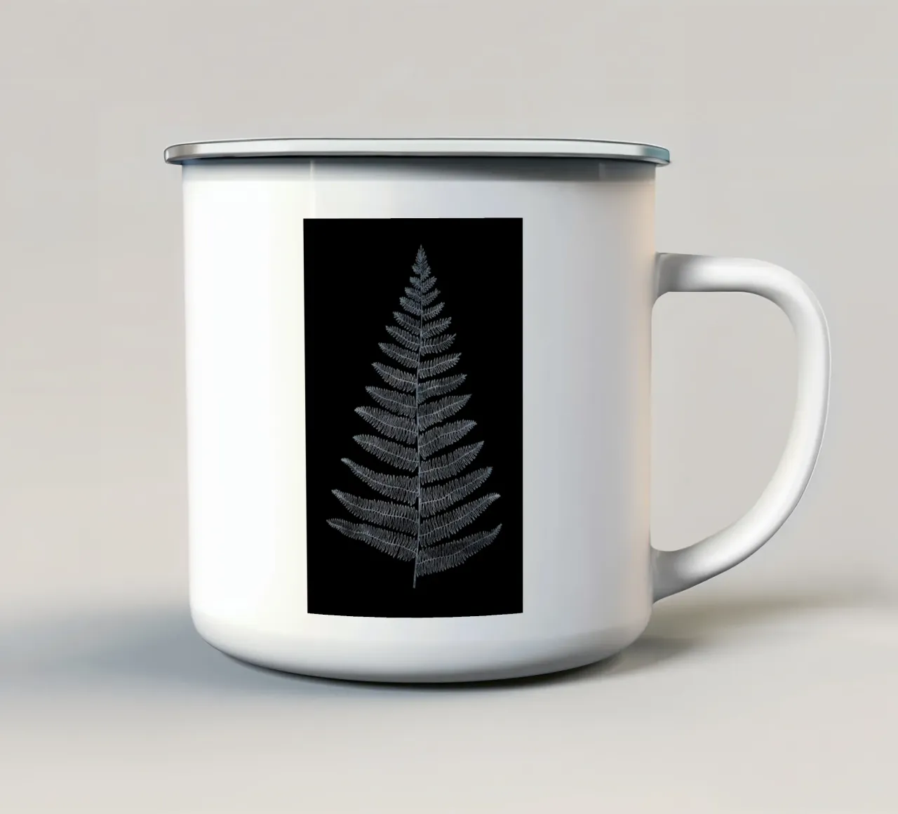 Botanica Minimalistica No.2 tazza in smalto da Kubistika