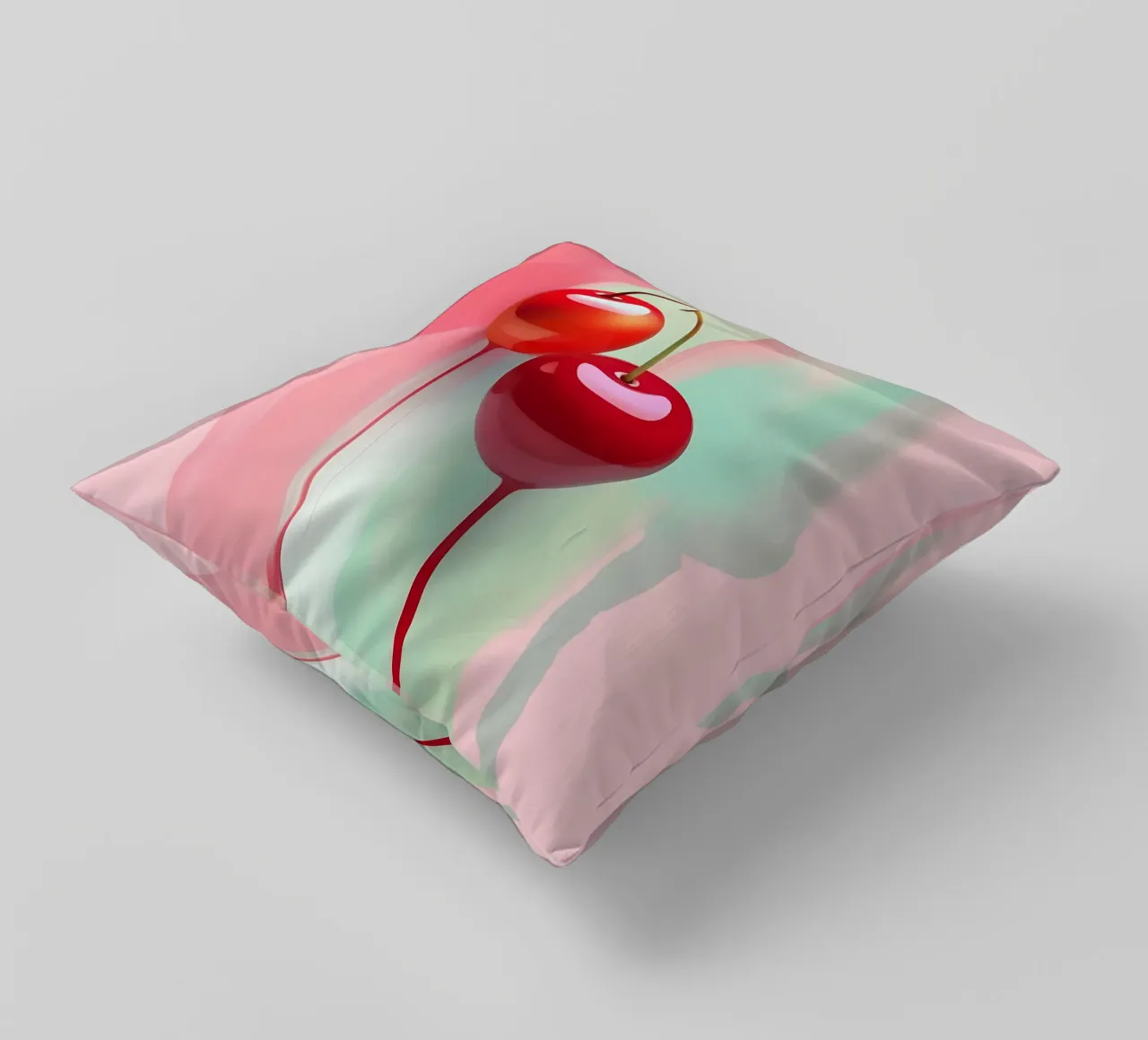 Ciliegie_stile_A_2 cuscino da Pink- und LoveArt by LK