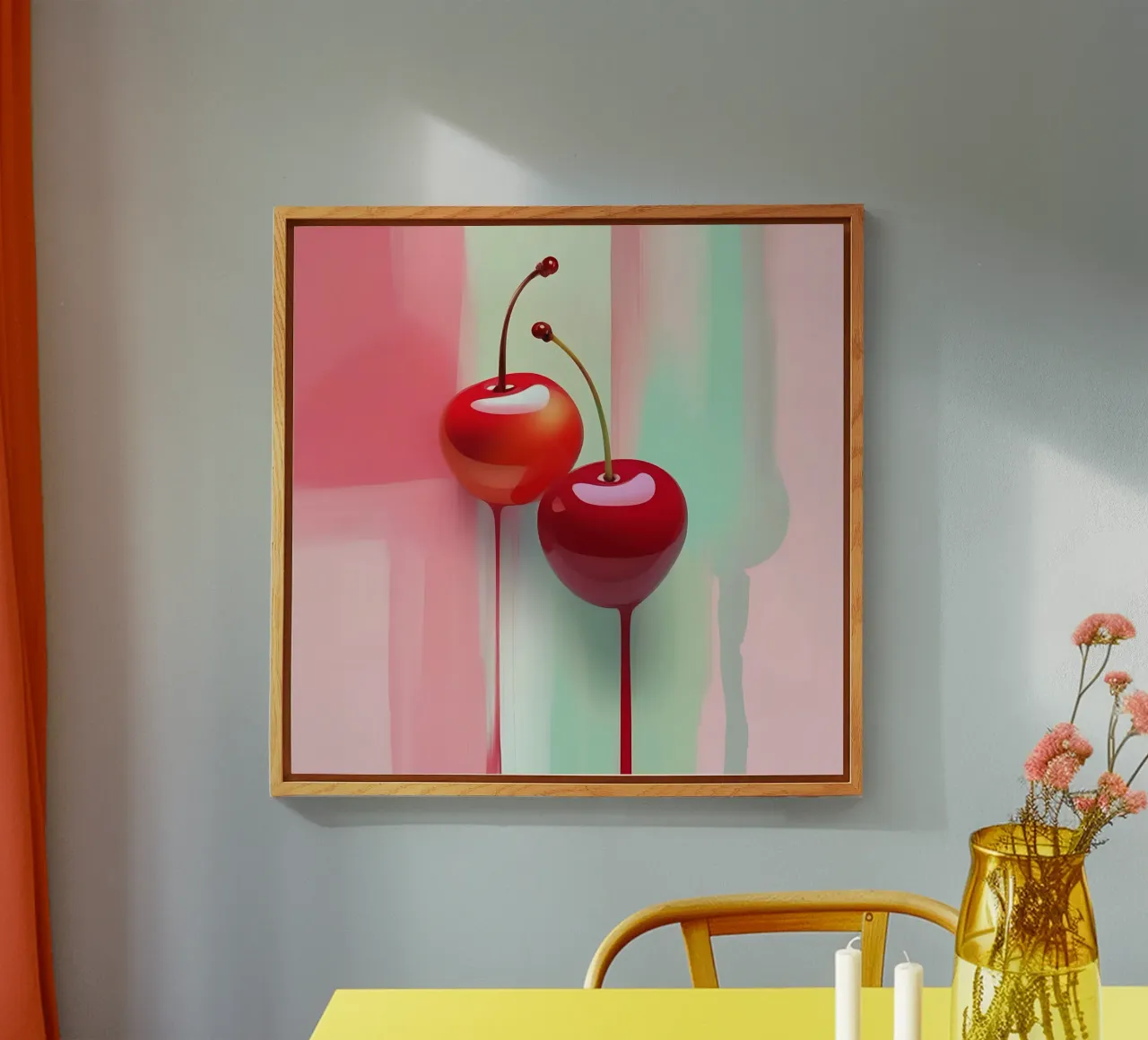Ciliegie_stile_A_2 plexiglass da Pink- und LoveArt by LK