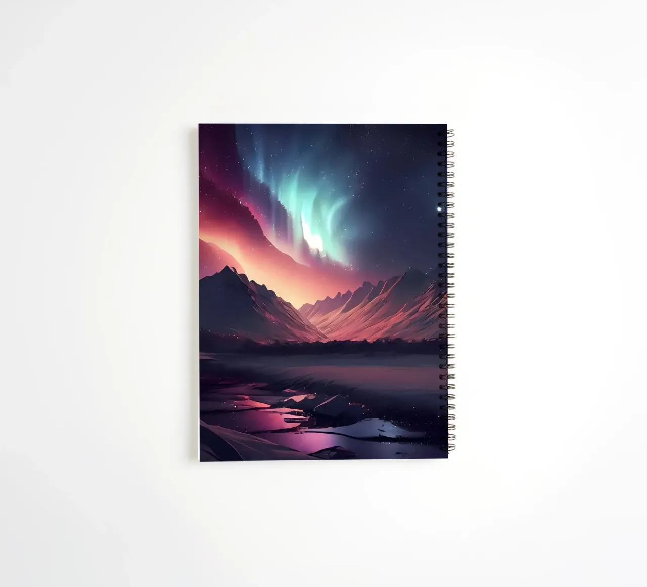 Aurora Borealis spiral notebook by Matthew Katz