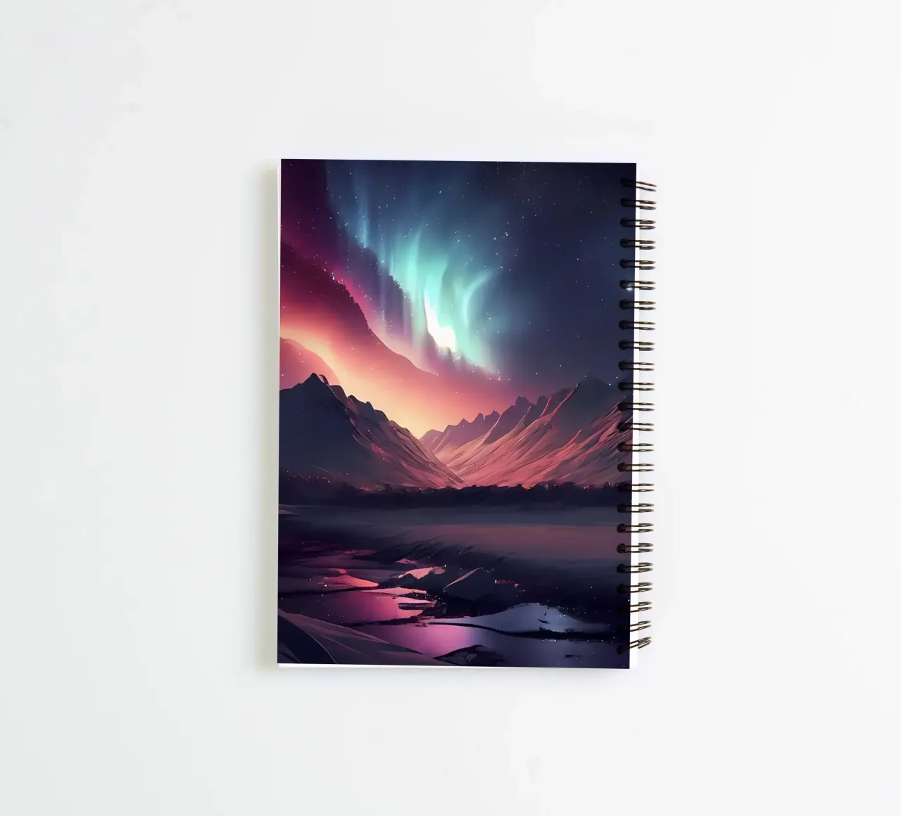 Aurora Borealis spiral notebook by Matthew Katz