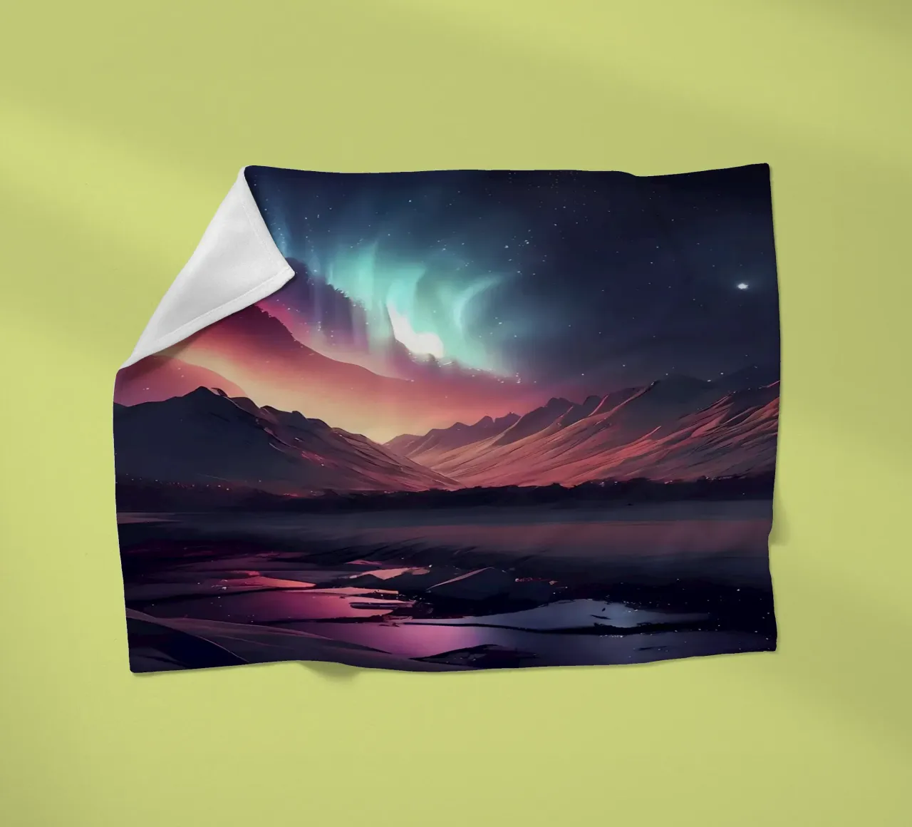 Aurora Borealis coperta in pile da Matthew Katz