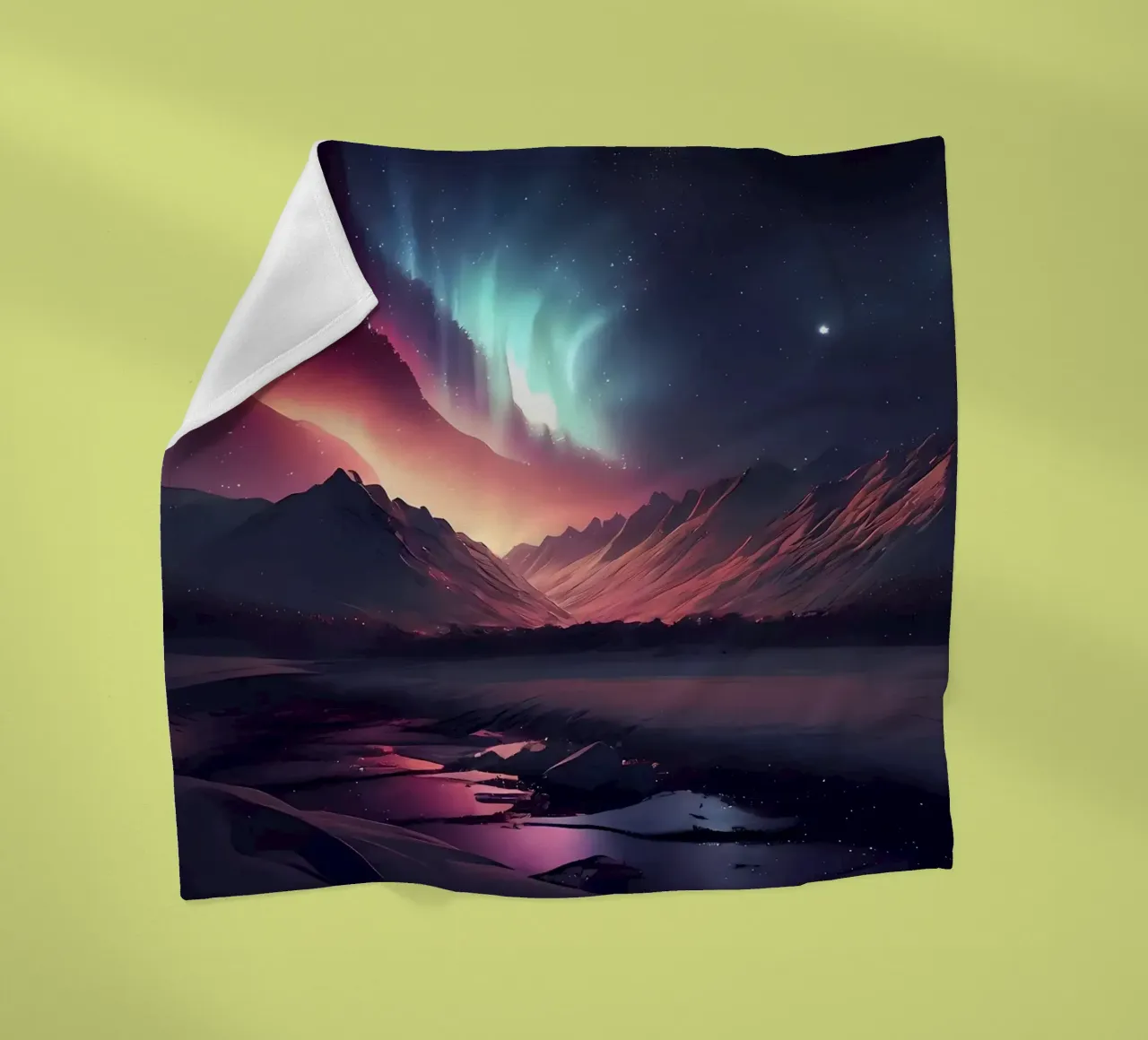 Aurora Borealis coperta in pile da Matthew Katz