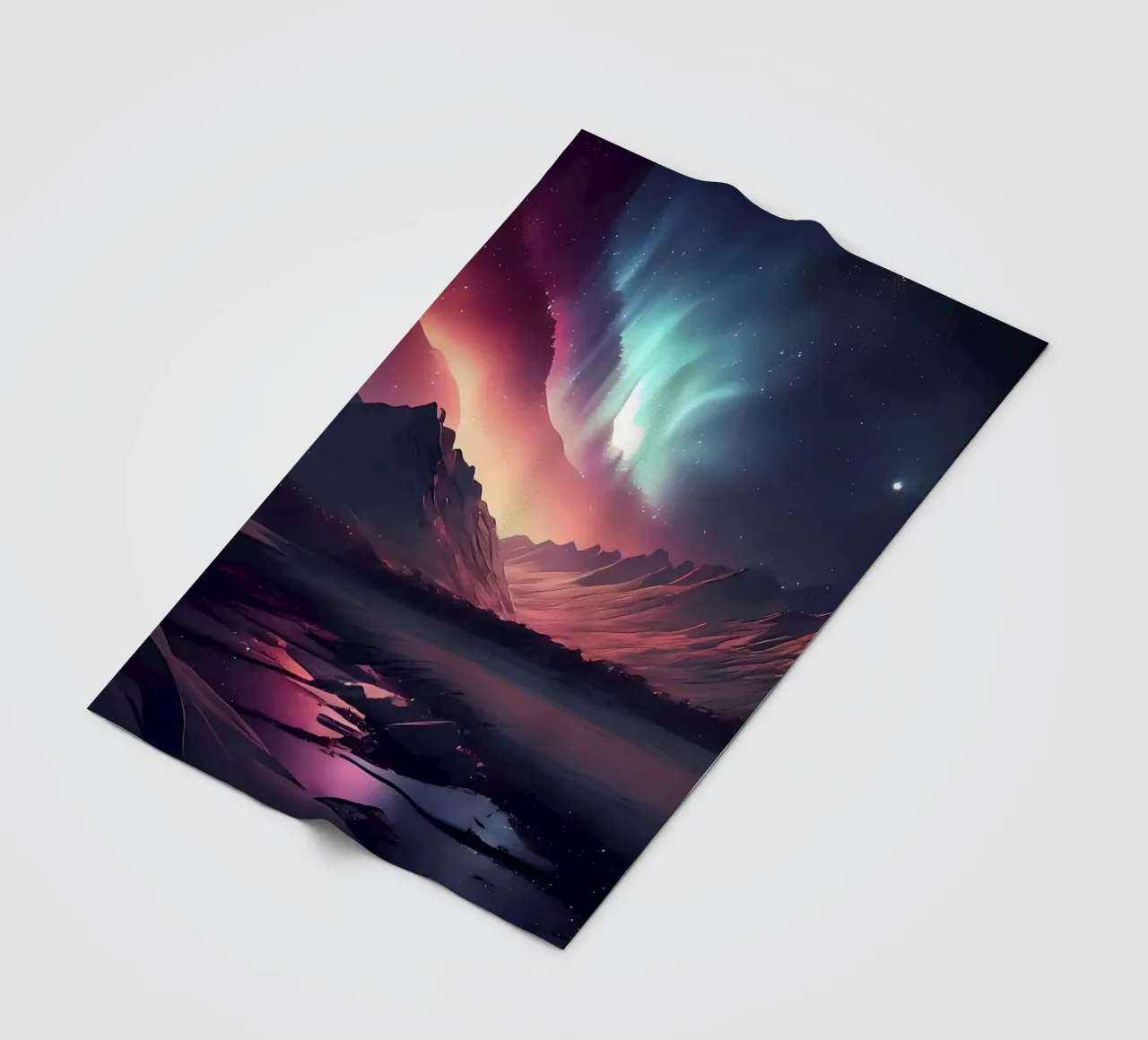 Aurora Borealis coperta in pile da Matthew Katz