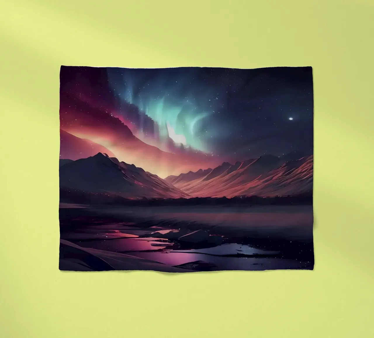 Aurora Borealis coperta in pile da Matthew Katz