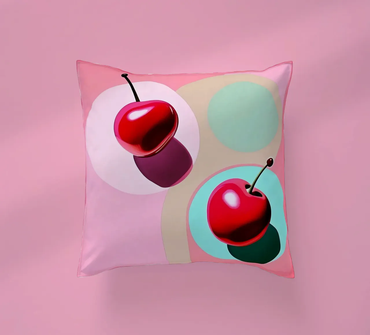 Ciliegie_stile_A_3 cuscino da Pink- und LoveArt by LK