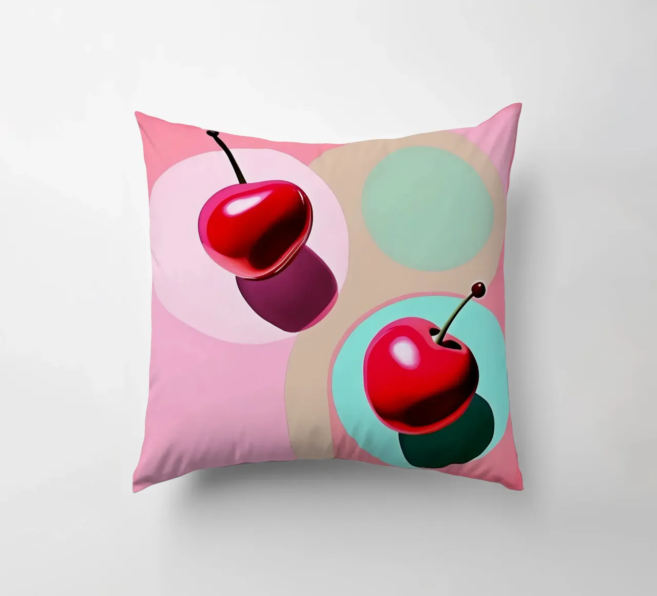 Ciliegie_stile_A_3 cuscino da Pink- und LoveArt by LK