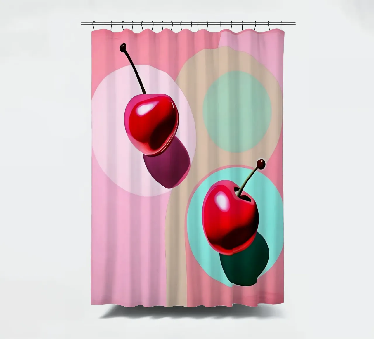 Ciliegie_stile_A_3 tenda da doccia da Pink- und LoveArt by LK