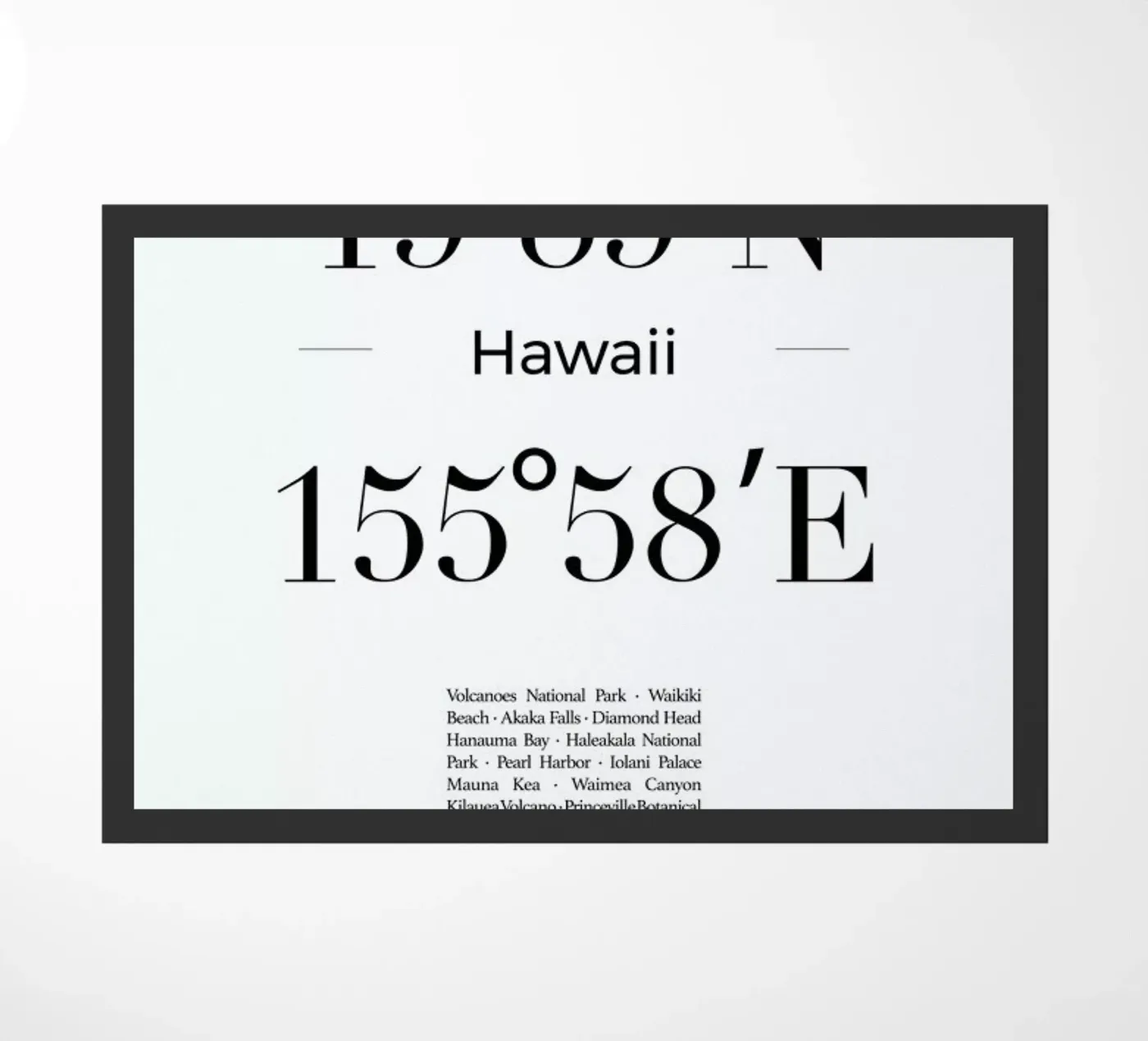 Hawaii doormat by Studio One