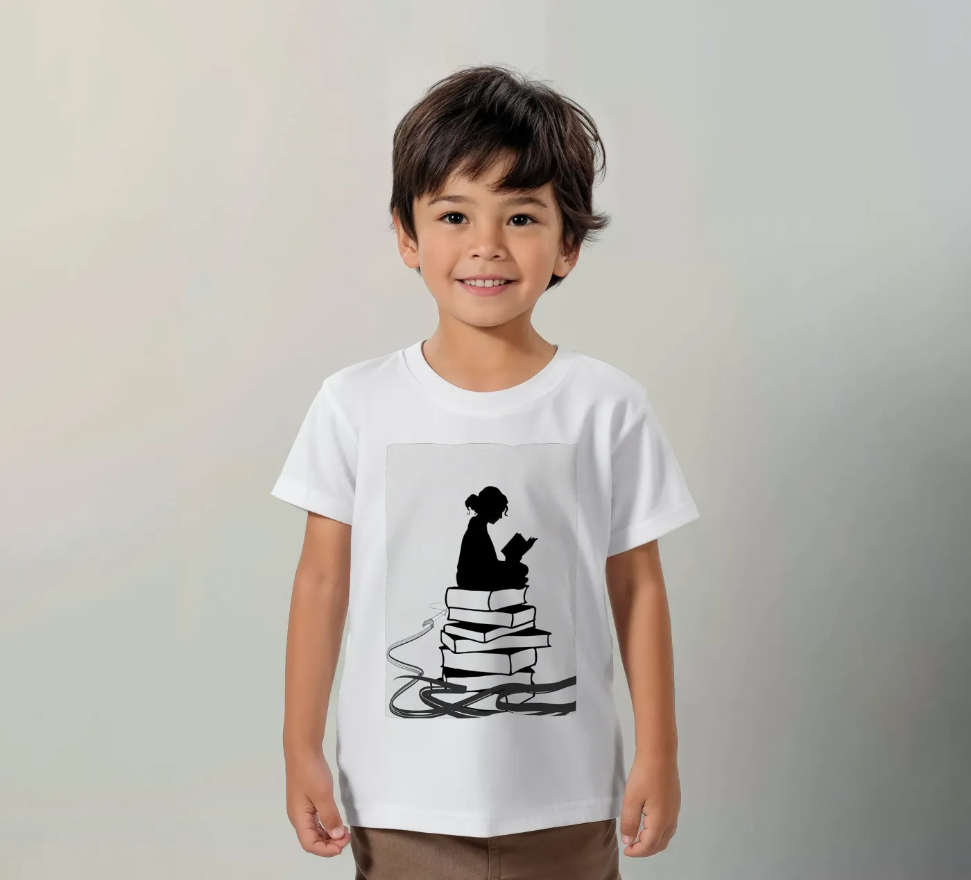 Leren kinder t-shirt van Aiden Garcia