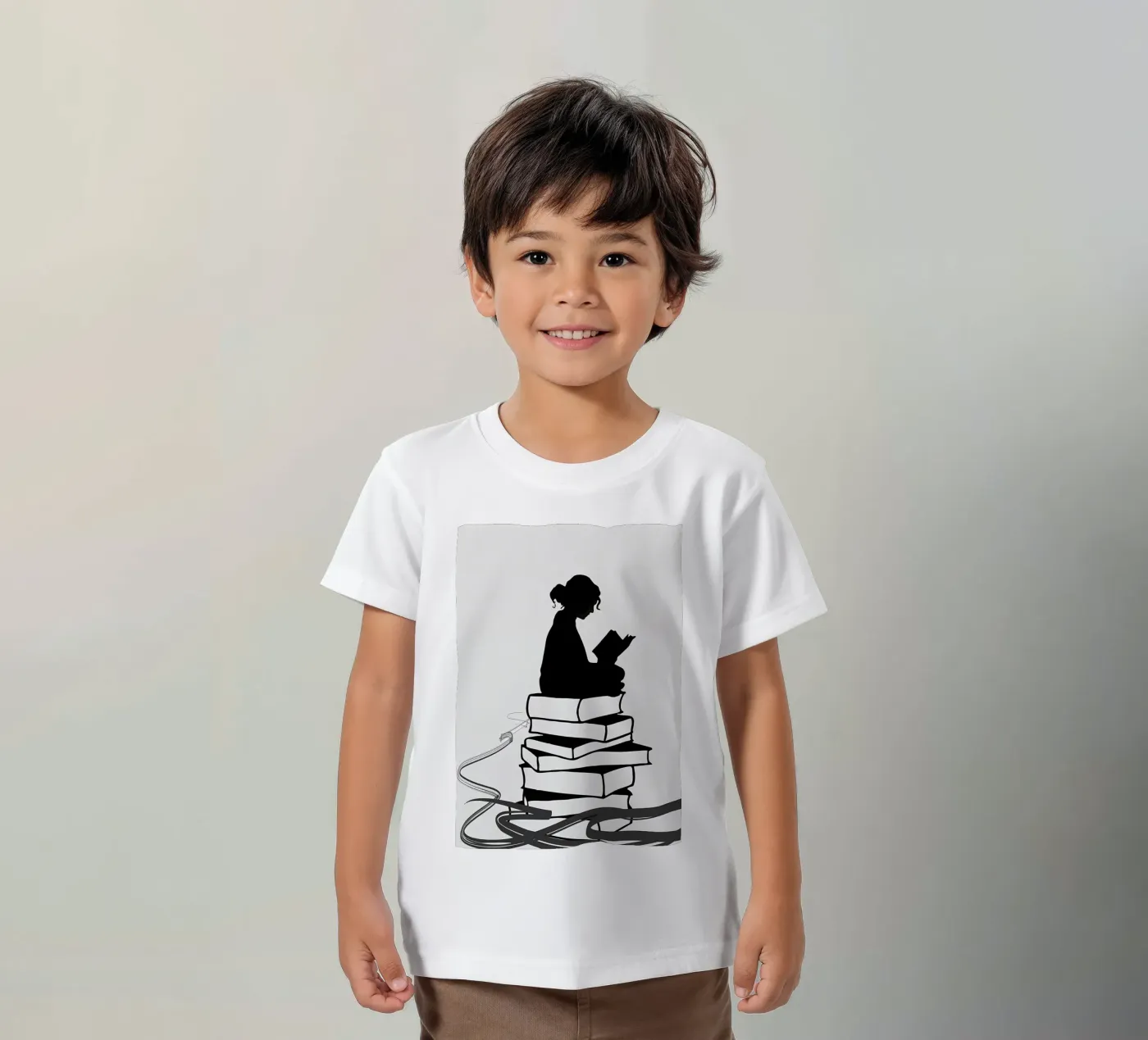 Leren kinder t-shirt van Aiden Garcia