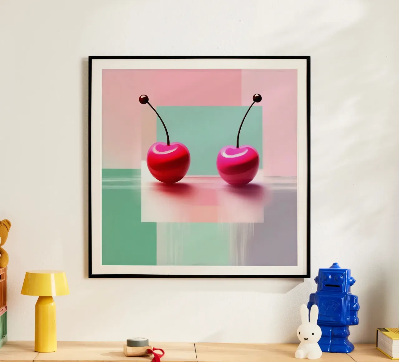 Kirschen_Stil_A_4 Poster von Pink- und LoveArt by LK