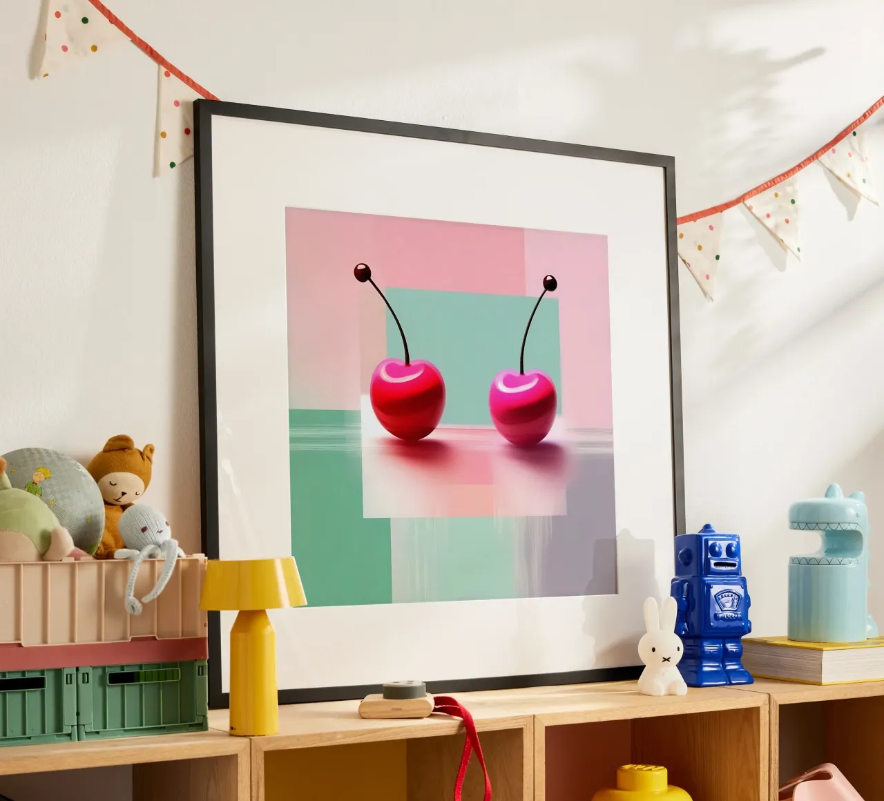 Kirschen_Stil_A_4 Poster von Pink- und LoveArt by LK