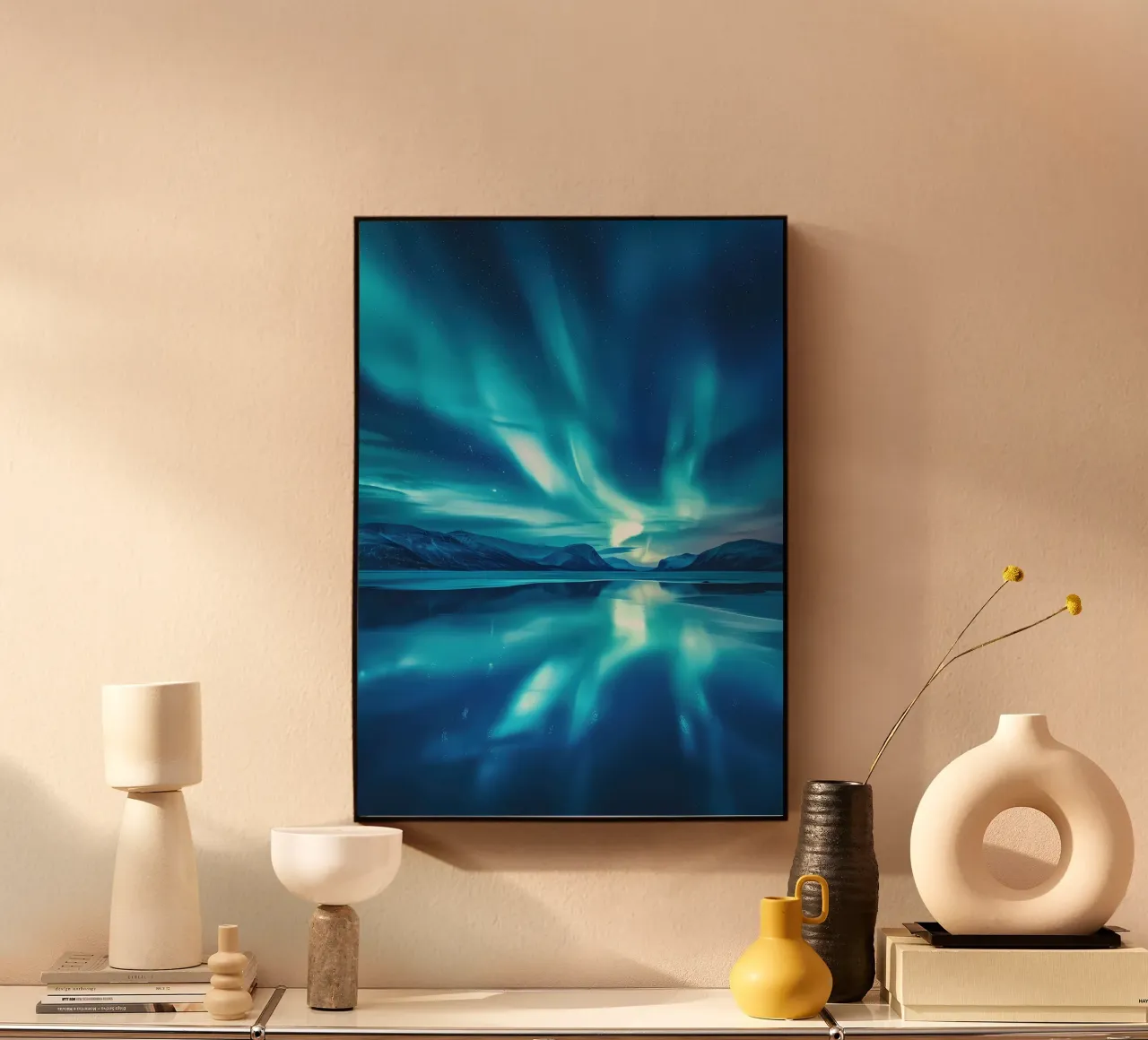 Riflesso dell'Aurora Boreale alluminio dibond da Matthew Katz