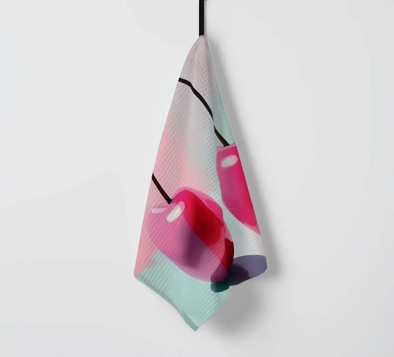 Ciliegie_stile_A_5 canovaccio da cucina da Pink- und LoveArt by LK