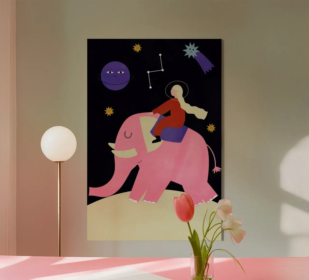 Elephant Ride plexiglass da Little Flourishes