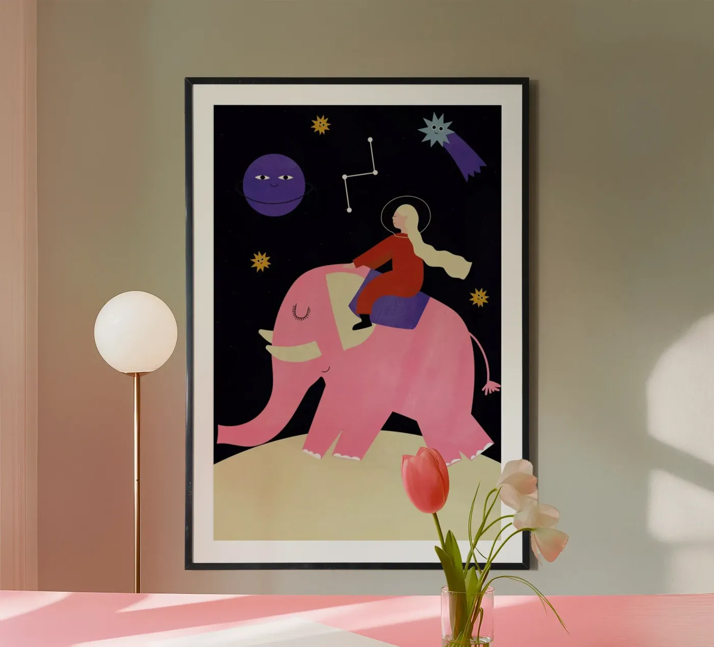 Elephant Ride poster da Little Flourishes