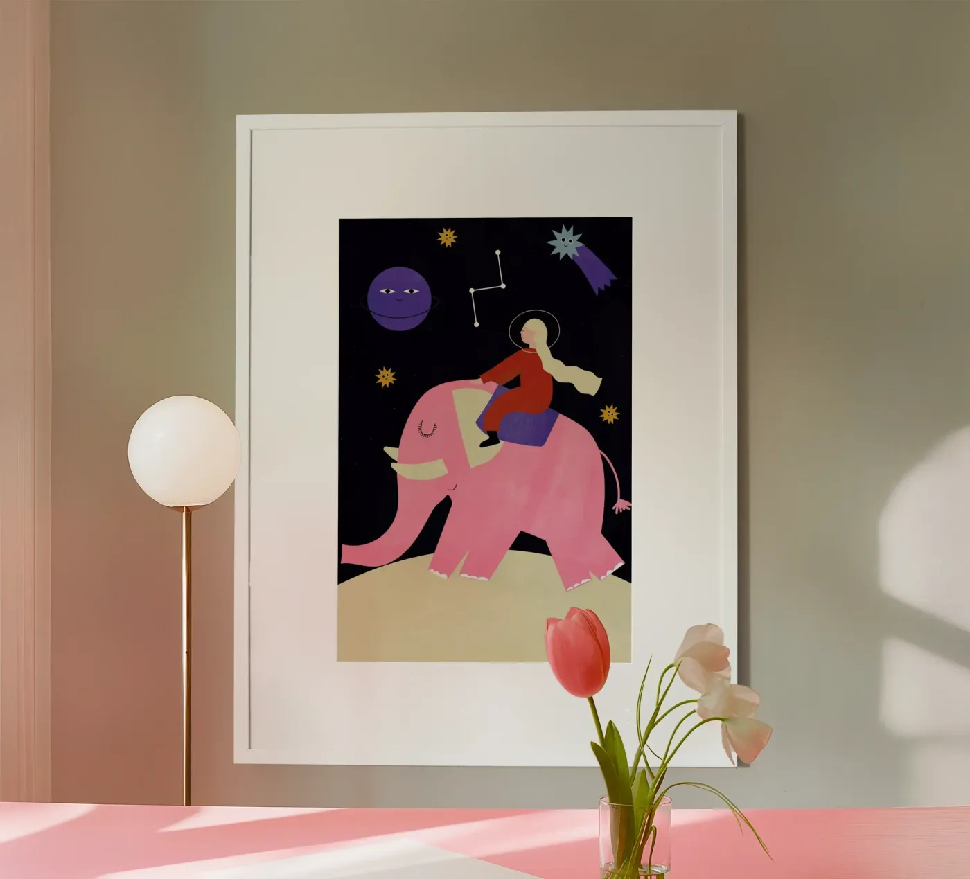 Elephant Ride poster da Little Flourishes