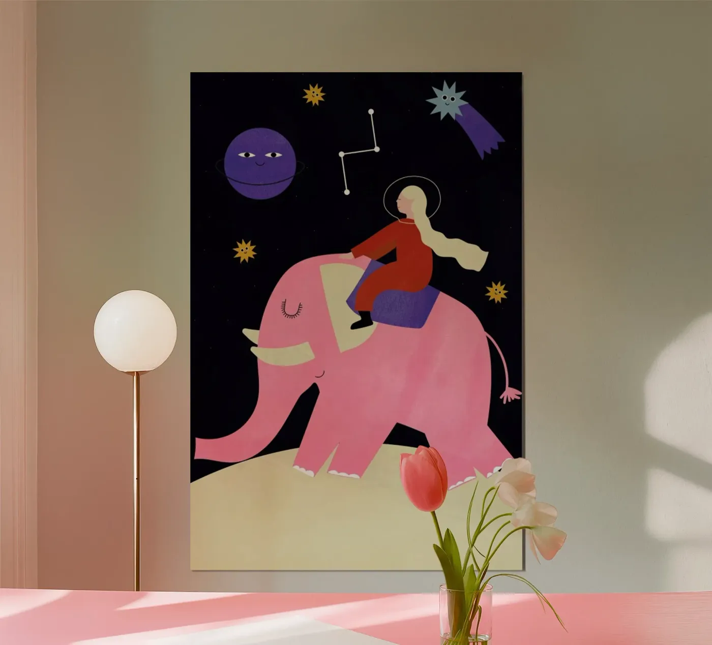 Elephant Ride poster da Little Flourishes