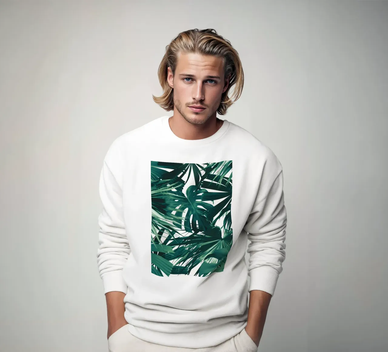 Tranquilo Jungle 1 felpa da Nicholas Campbell