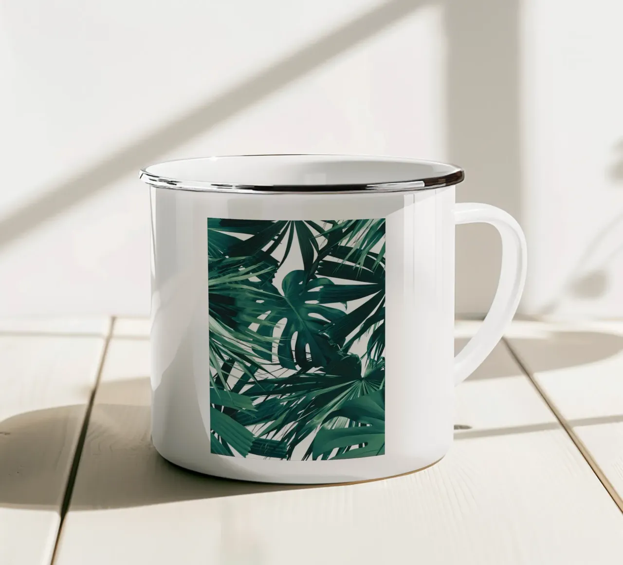 Tranquilo Jungle 1 tazza in smalto da Nicholas Campbell
