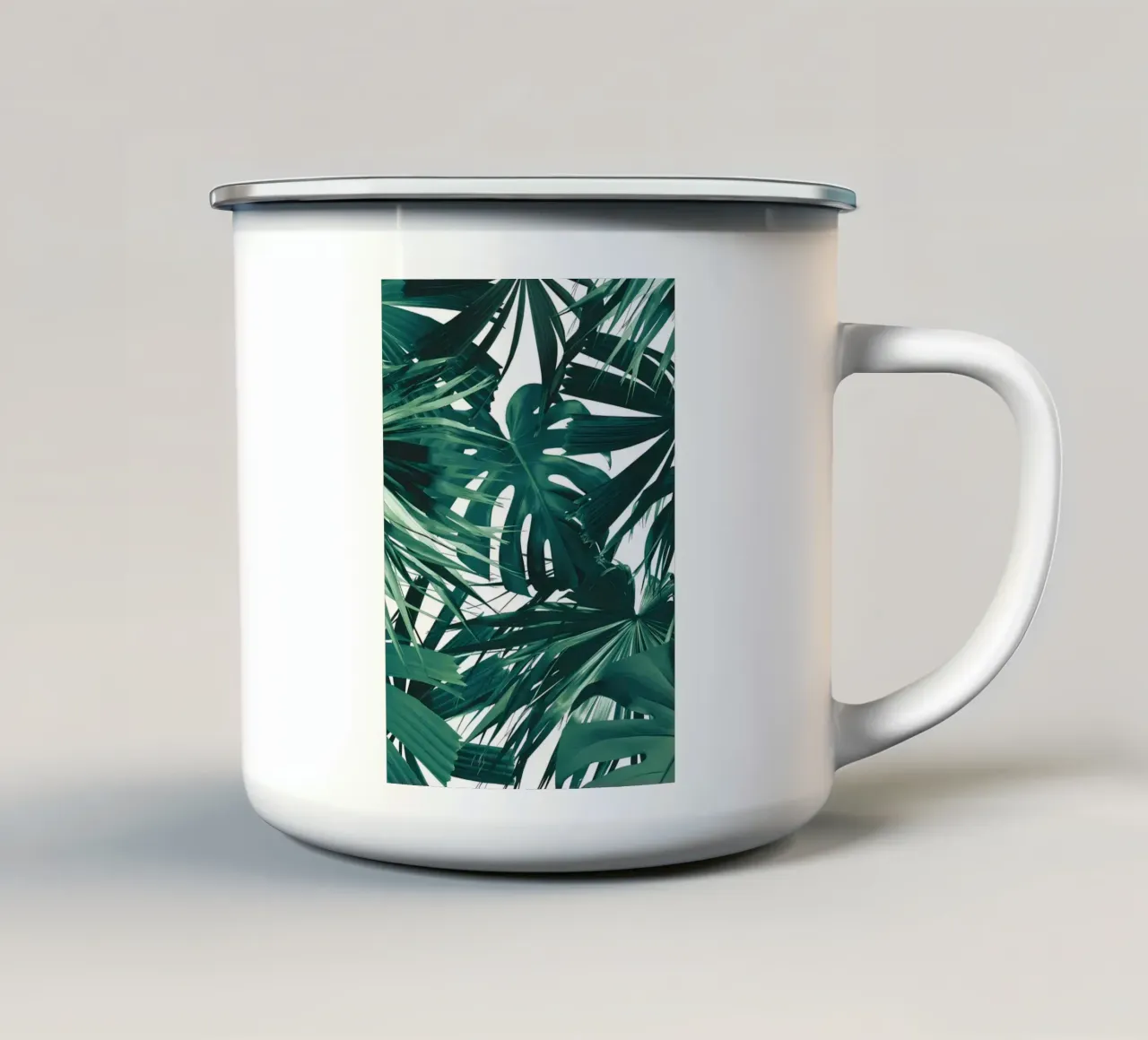 Tranquilo Jungle 1 tazza in smalto da Nicholas Campbell