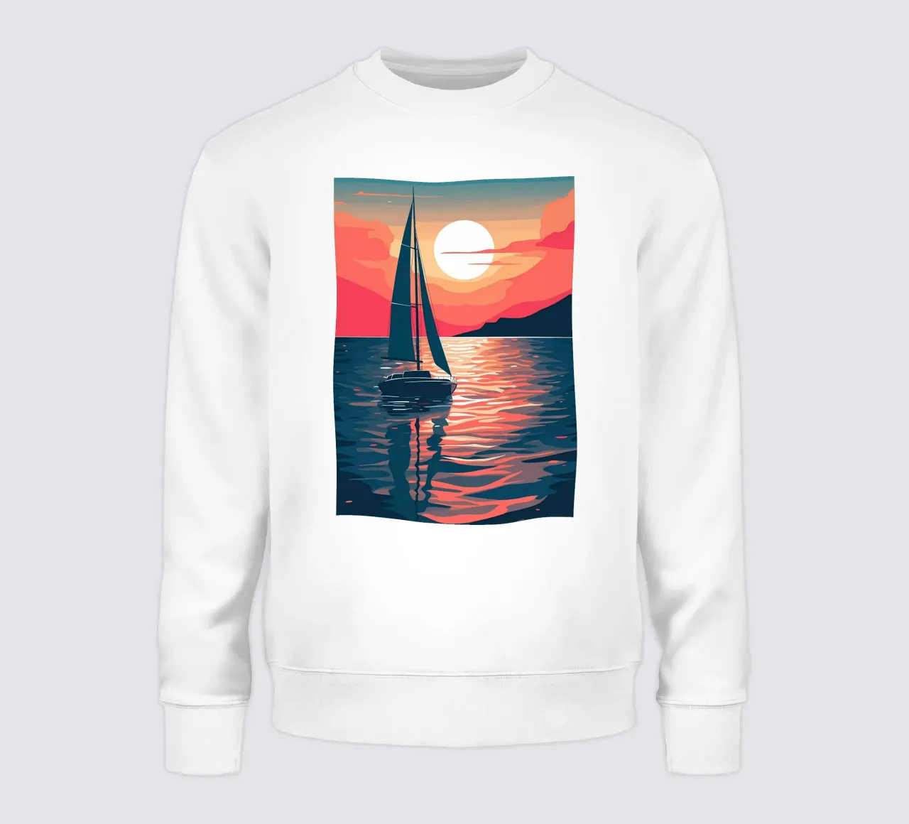 velero en el agua sudadera de Bartosz Powalka