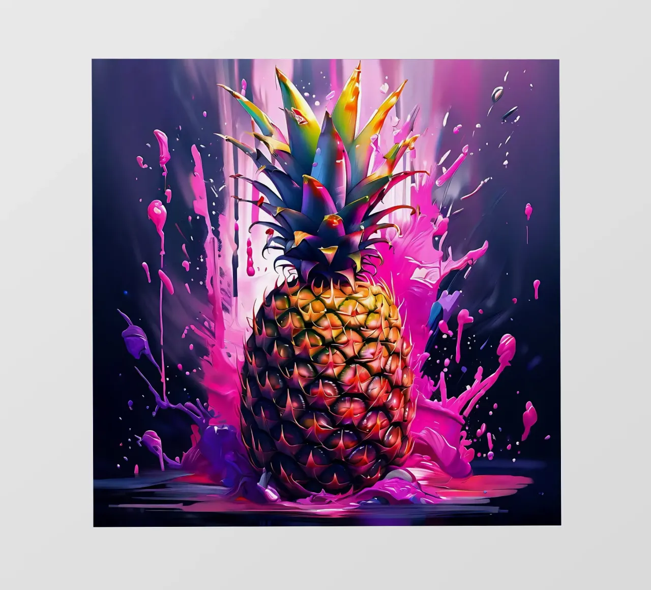 Ananas_1 pellicola backlit da Pink- und LoveArt by LK