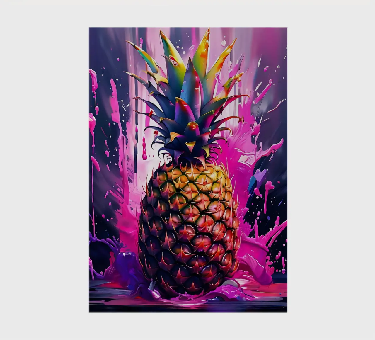 Pineapple_1 notebook by Pink- und LoveArt by LK