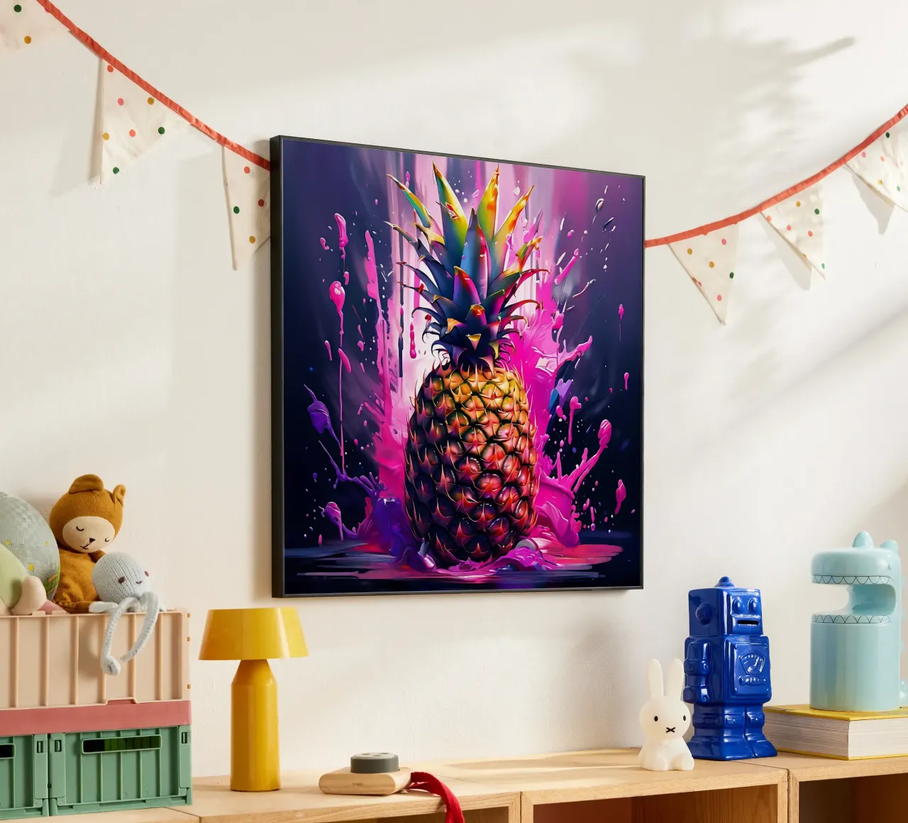 Ananas_1 alluminio dibond da Pink- und LoveArt by LK
