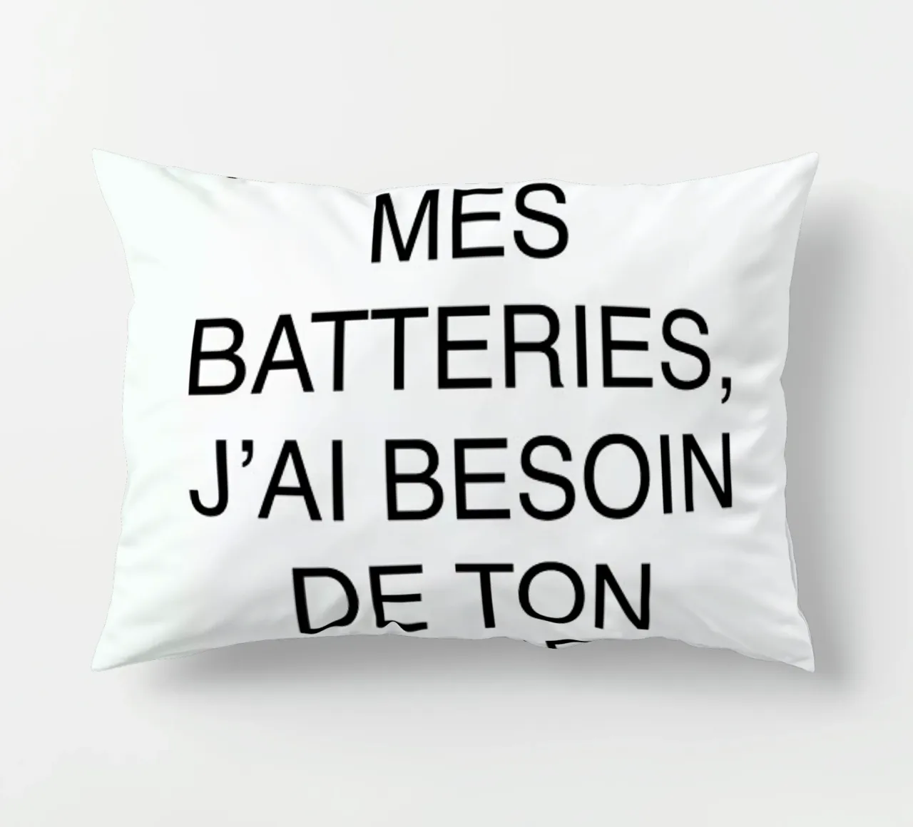 Ton regard coussin de typed