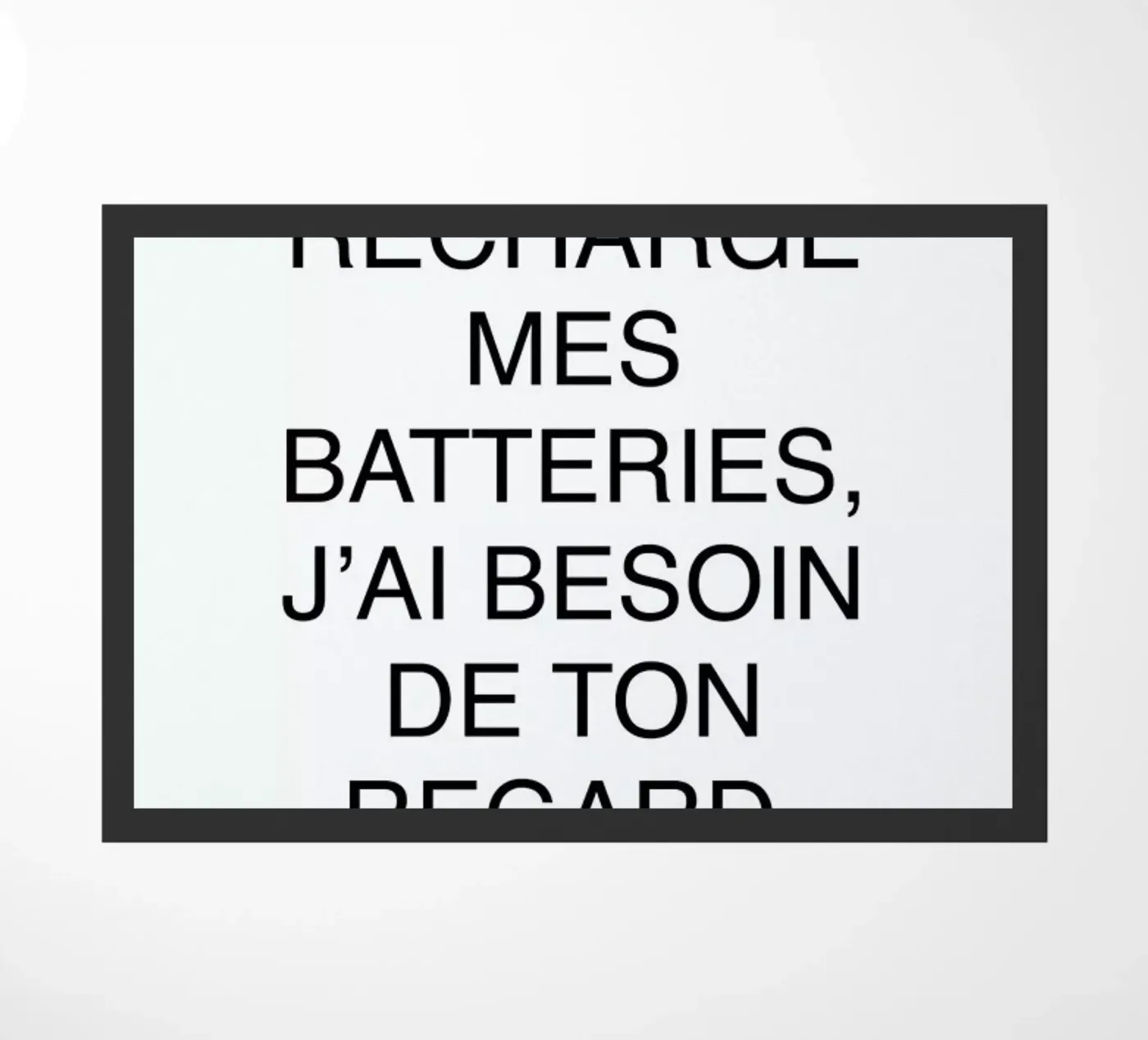 Ton regard zerbino da typed