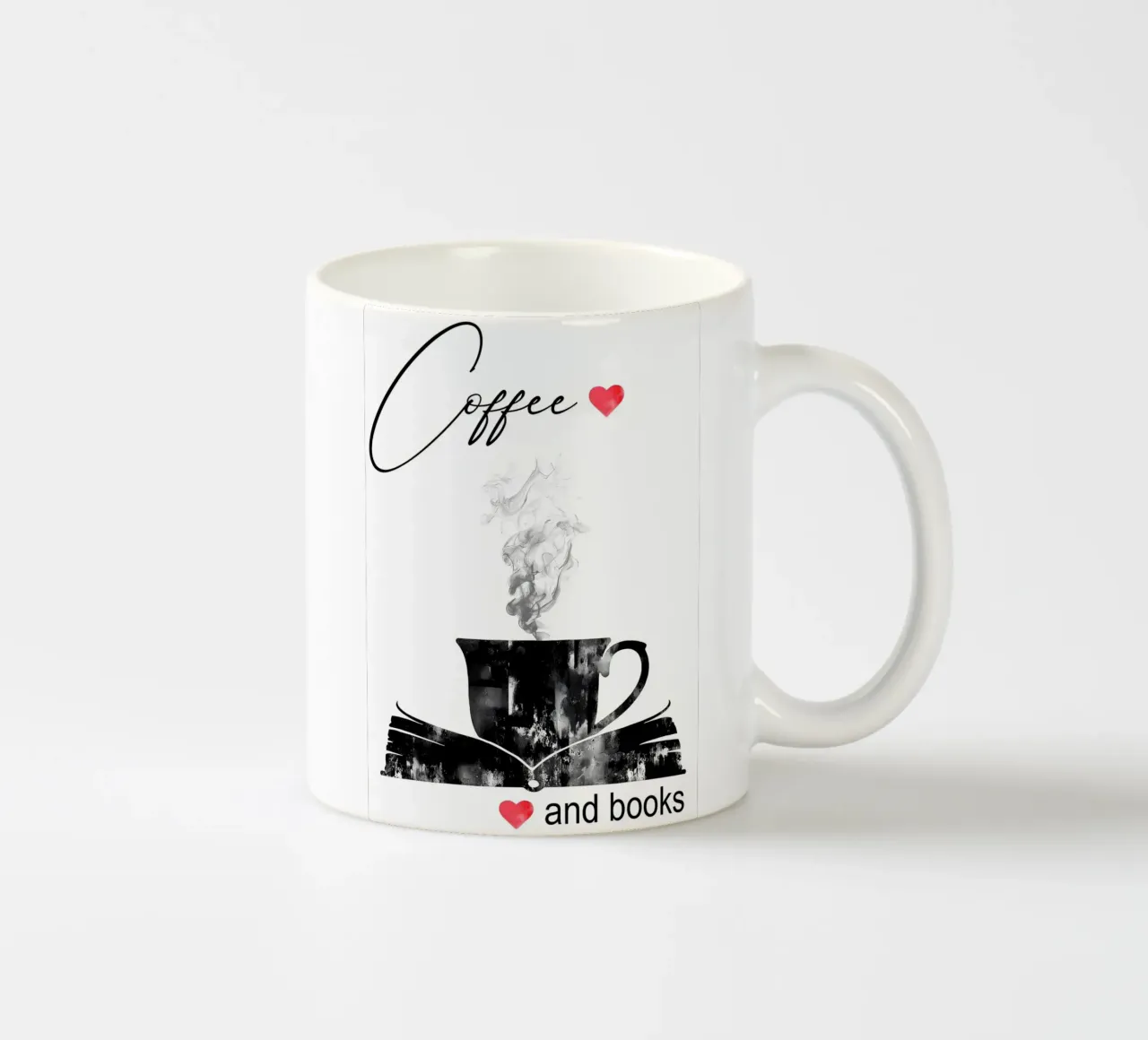 Tazza di caffè e libri tazza in ceramica da Aiden Garcia