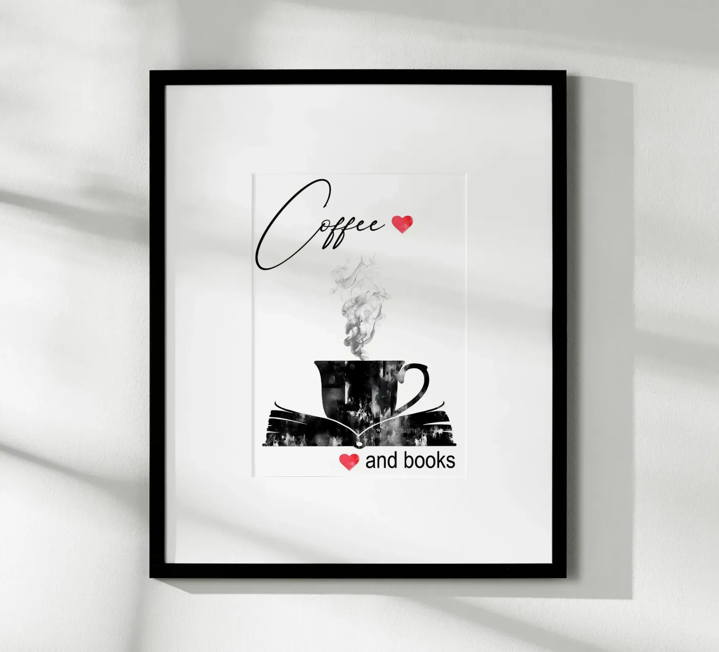 Café et livres poster de Aiden Garcia