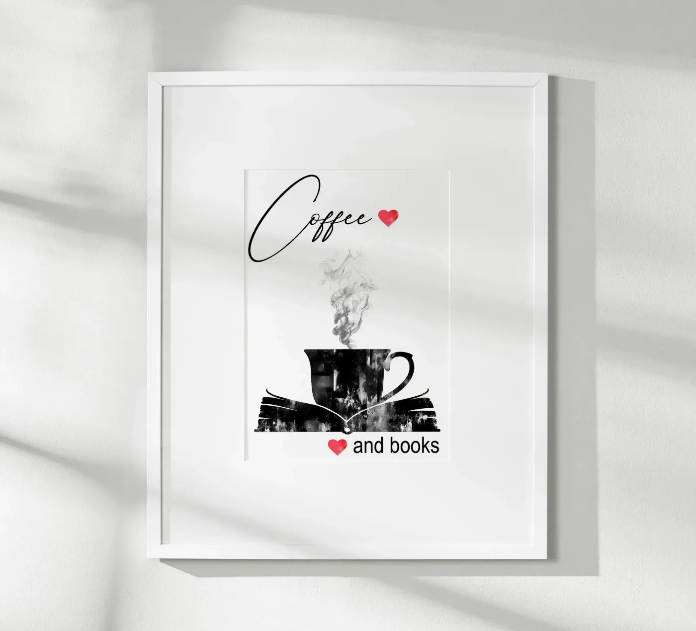 Café et livres poster de Aiden Garcia
