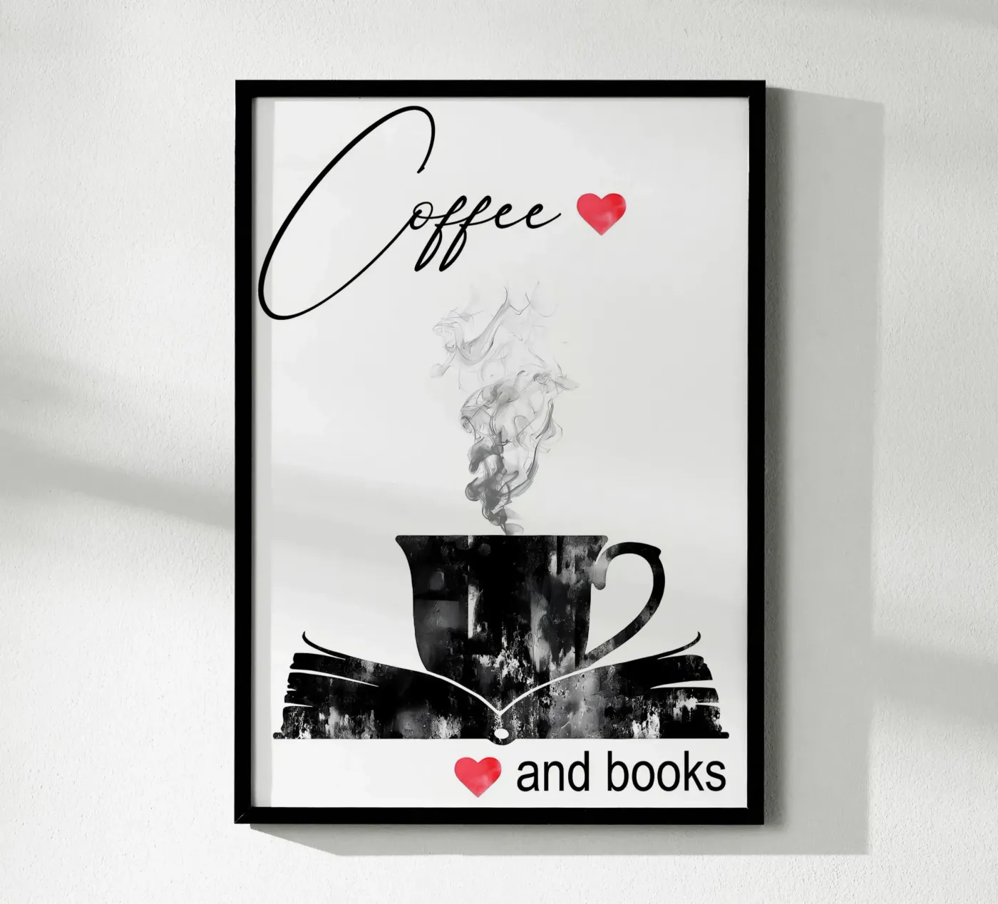 Café et livres poster de Aiden Garcia