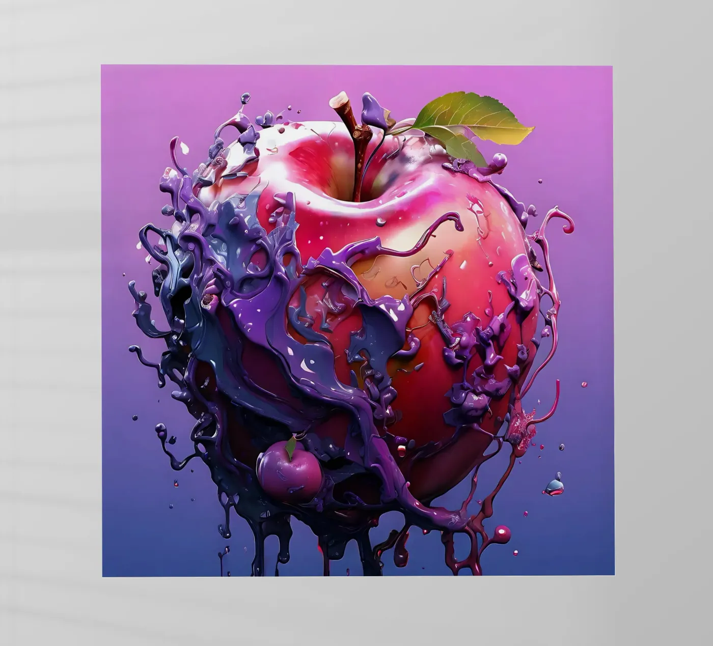 Apple_1 pellicola backlit da Pink- und LoveArt by LK