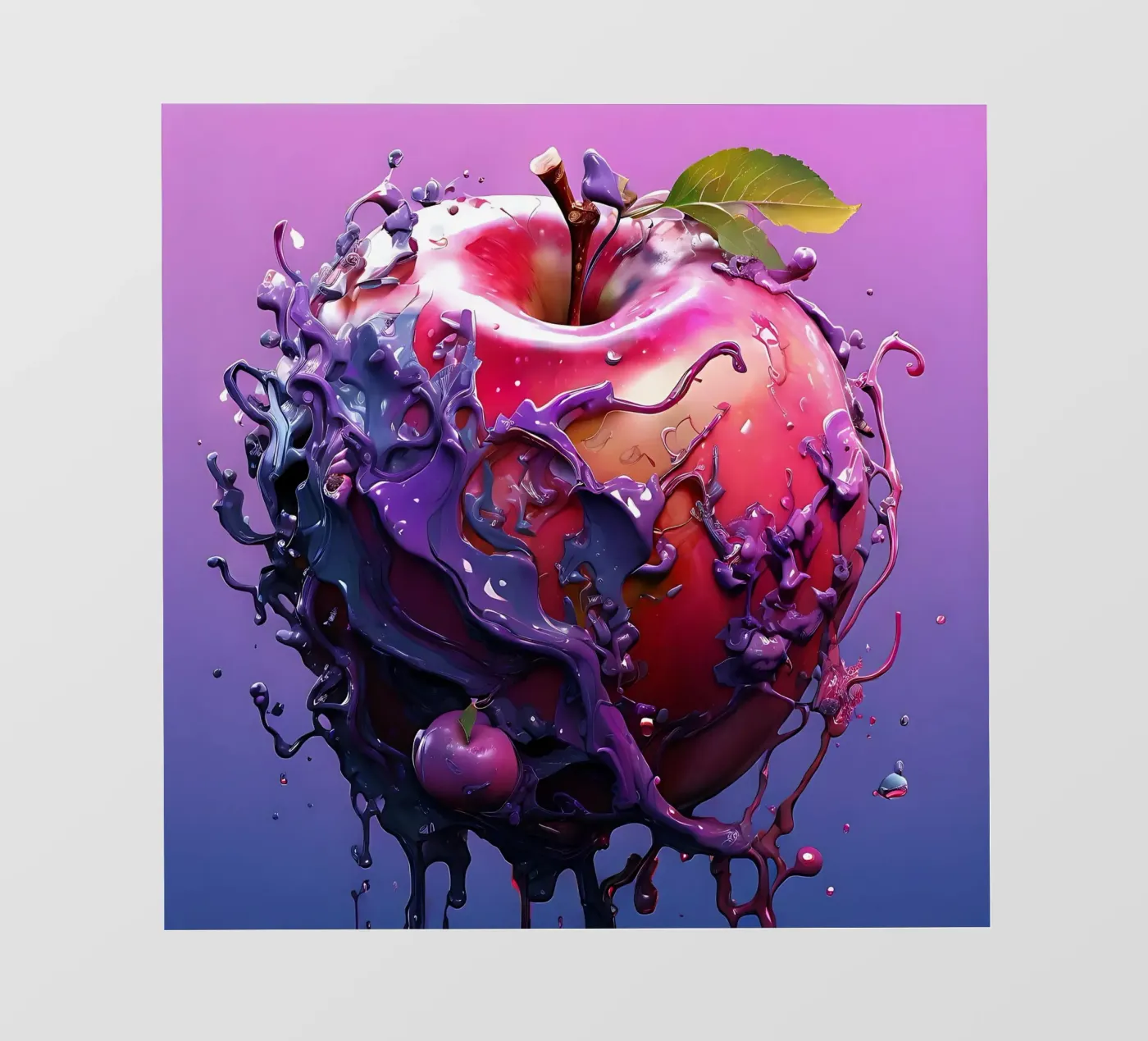 Apple_1 pellicola backlit da Pink- und LoveArt by LK