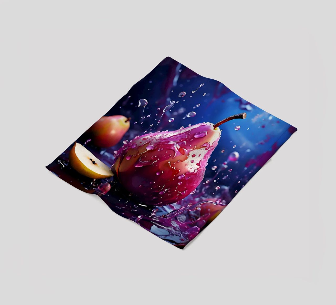 Pera_1 coperta in pile da Pink- und LoveArt by LK
