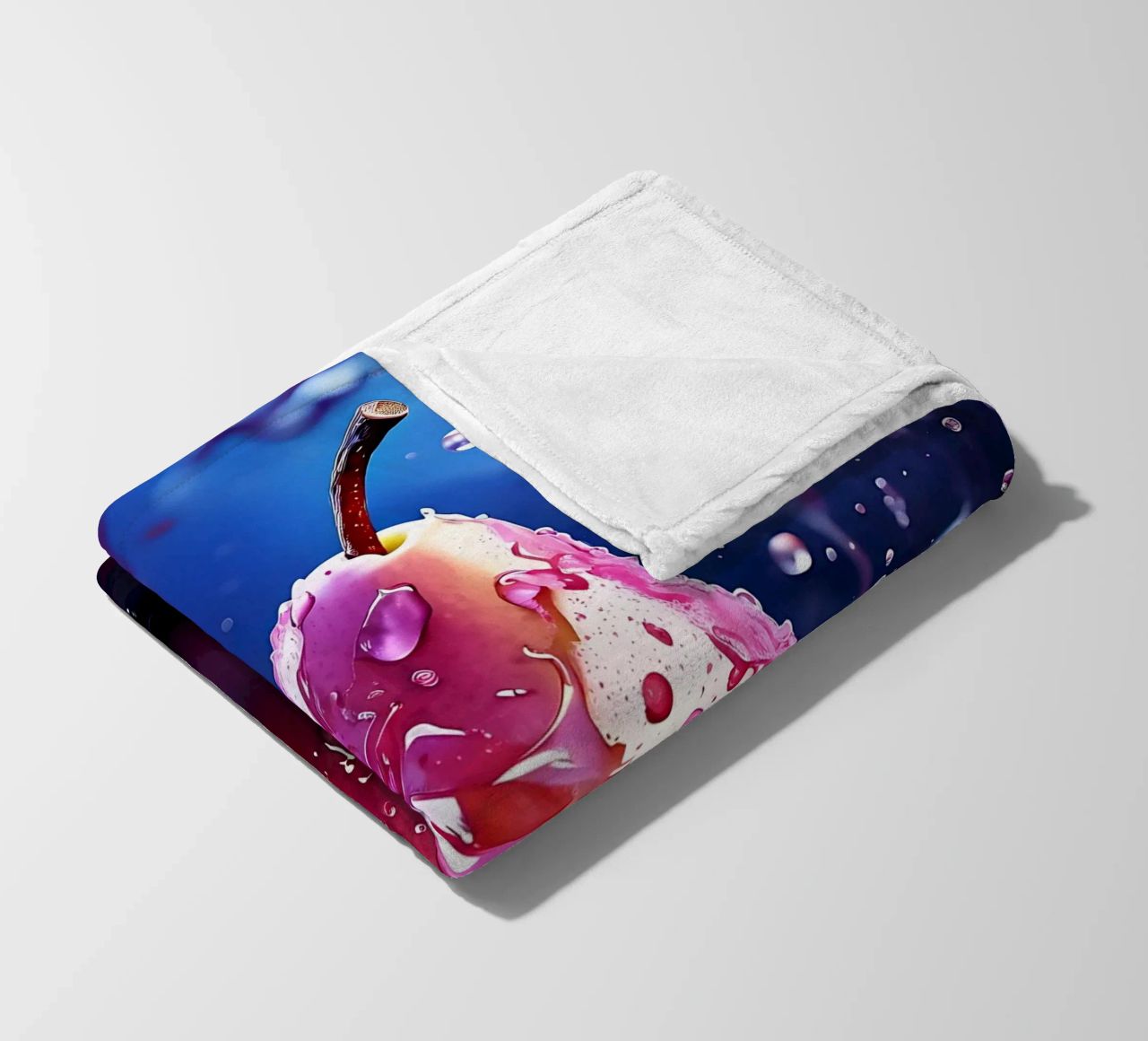 Pera_1 coperta in pile da Pink- und LoveArt by LK