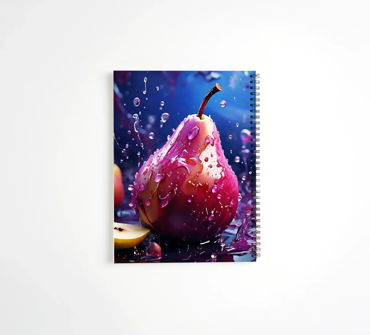 Pear_1 spiral notebook by Pink- und LoveArt by LK