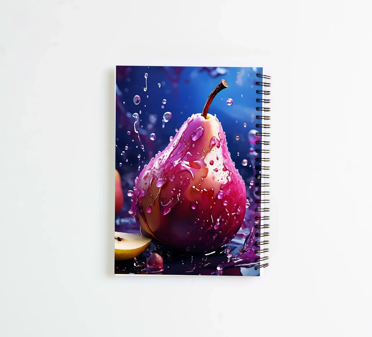 Pear_1 spiral notebook by Pink- und LoveArt by LK