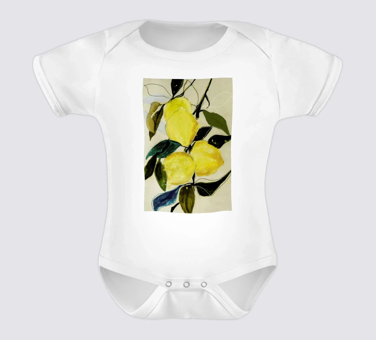 Lemonstudy 1 Kurzarm Babybody von Leigh Viner
