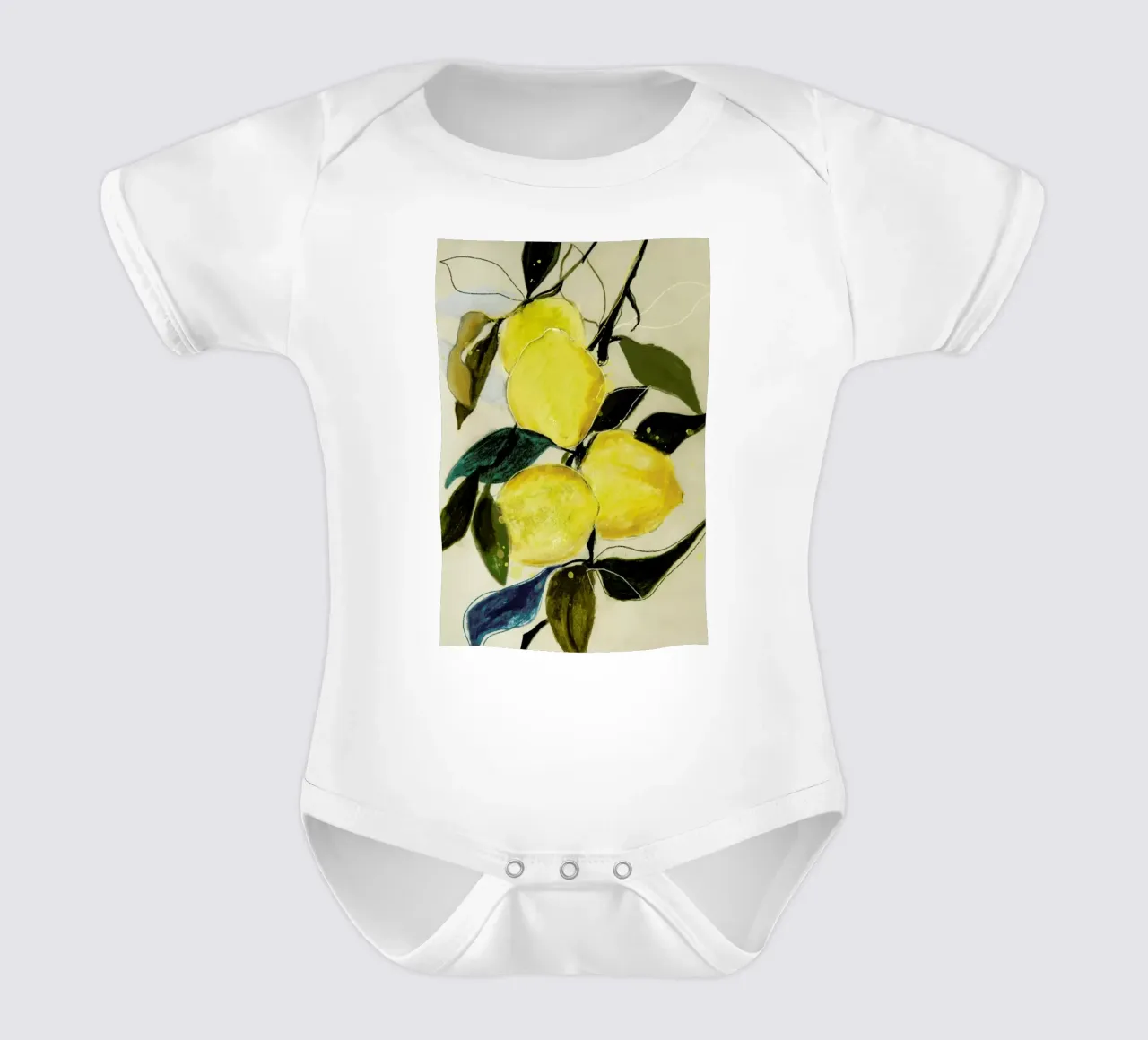 Lemonstudy 1 body neonato maniche corte da Leigh Viner