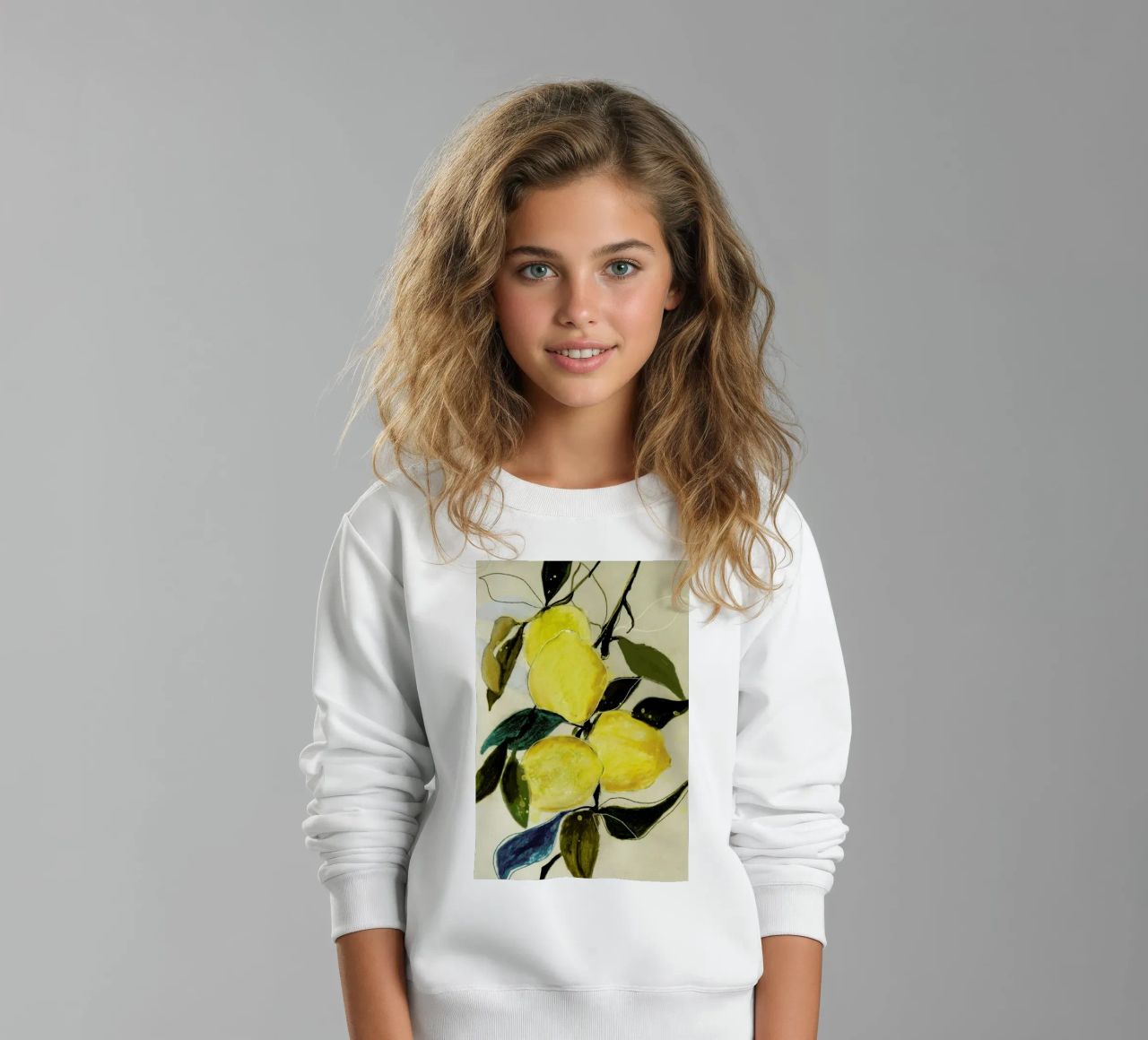 Lemonstudy 1 felpa bambino da Leigh Viner