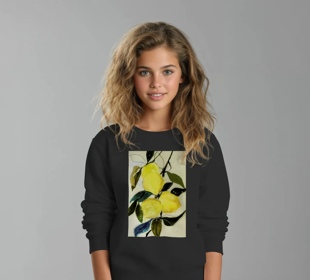 Lemonstudy 1 felpa bambino da Leigh Viner