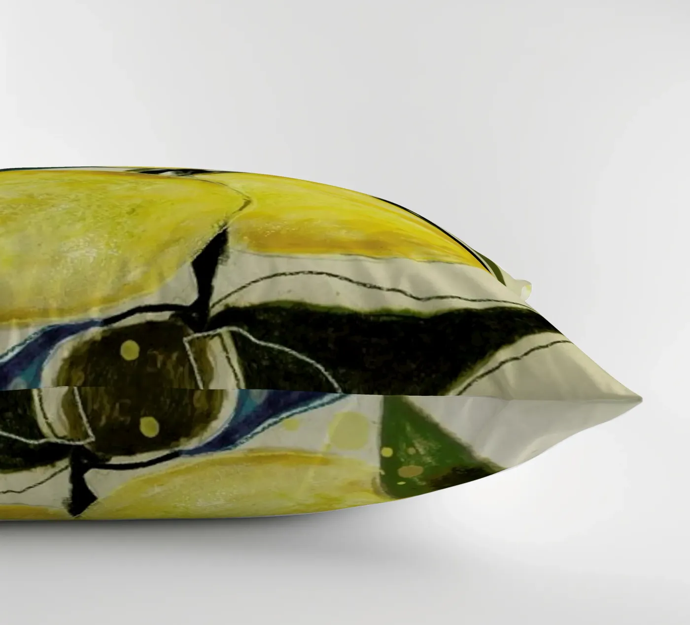 Lemonstudy 1 Kissen von Leigh Viner