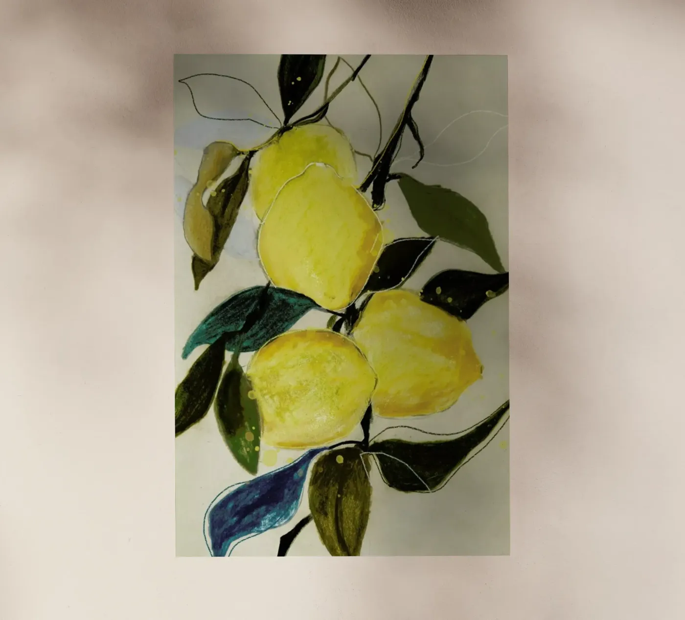 Lemonstudy 1 backlit folie van Leigh Viner